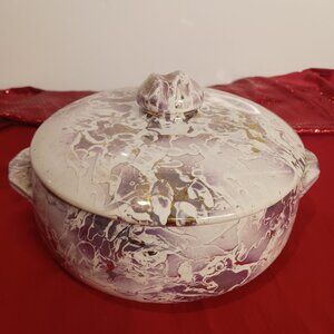 Vintage McCoy Baking Dish with Lid